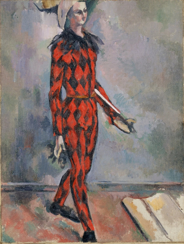 Harlequin, 1888 -1890 - Paul Cézanne