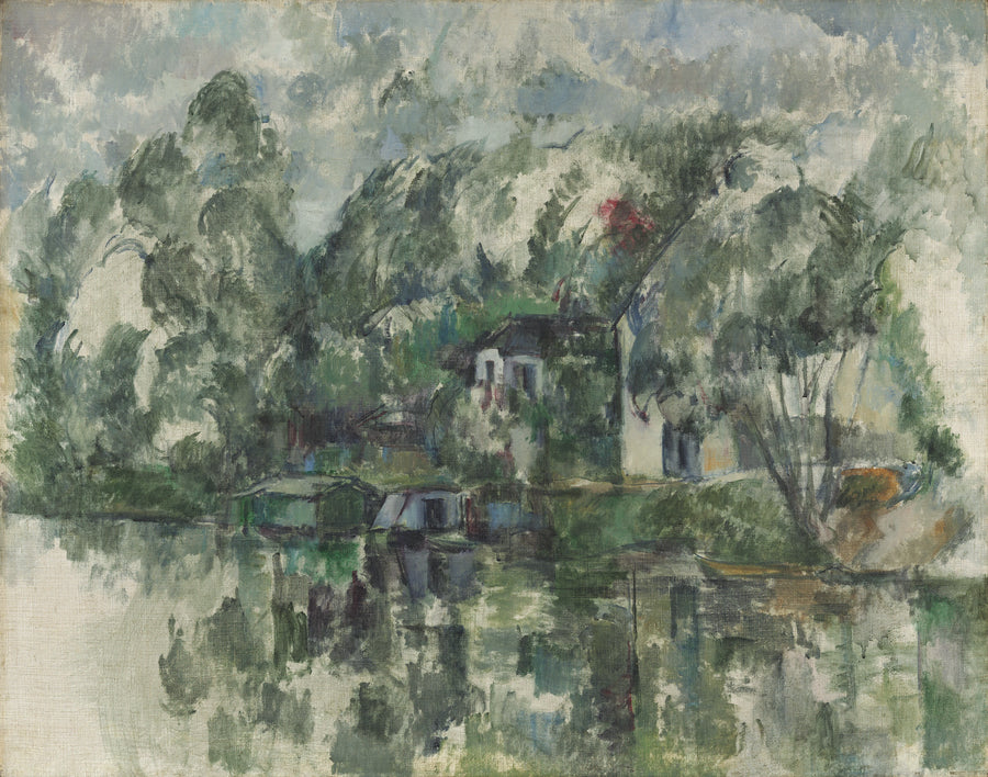 Ved vannkanten - Paul Cézanne