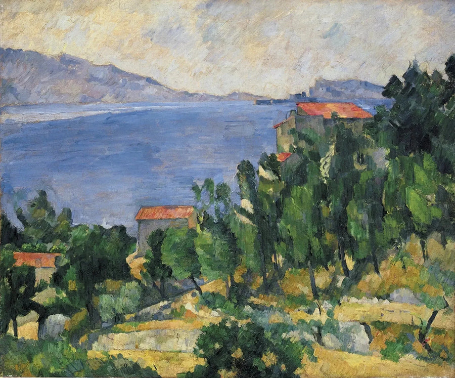 Estaque-bukten sett fra øst - Paul Cézanne