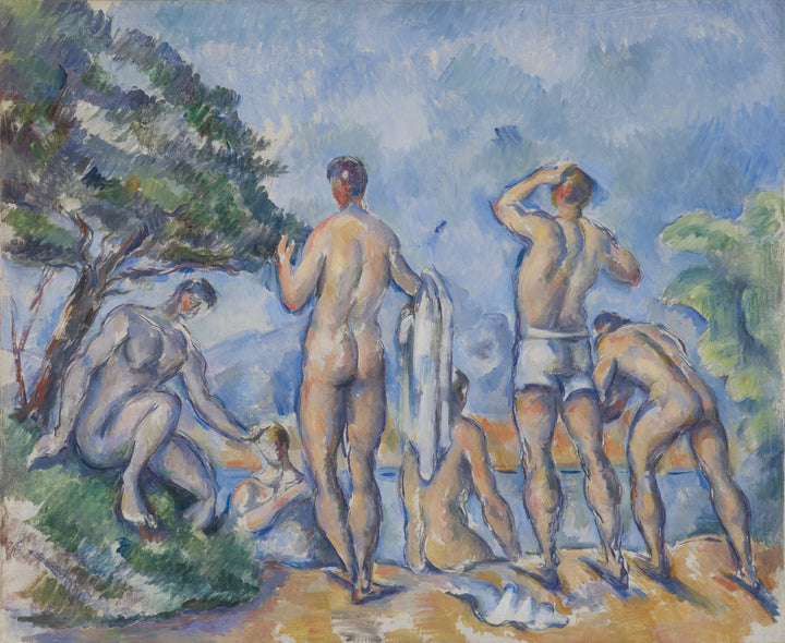 Bathers, 1890 -1892 - Paul Cézanne