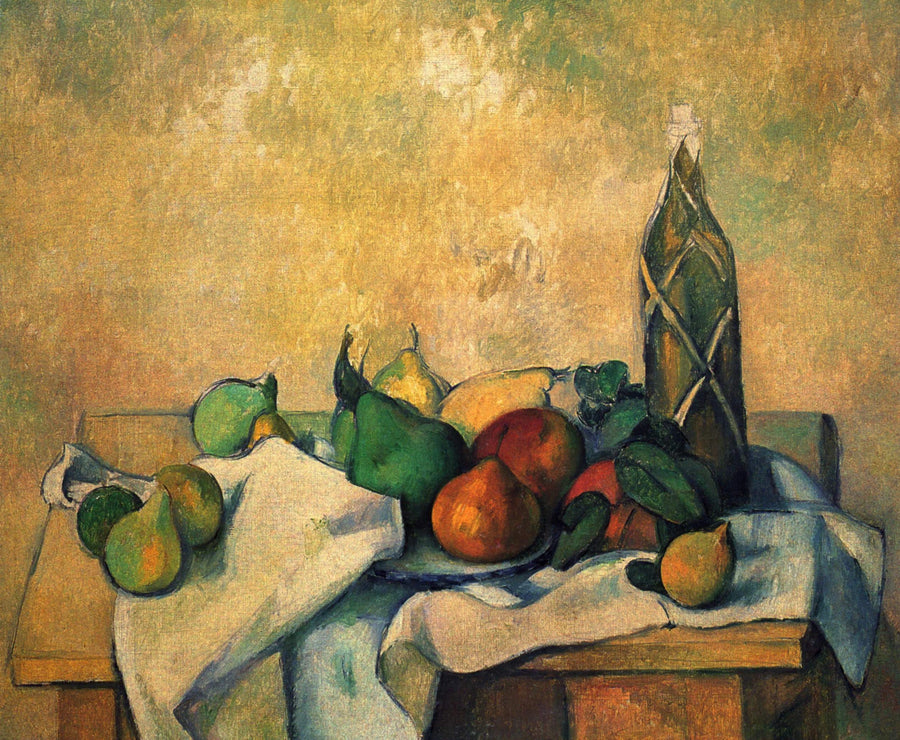 Flaske med likør - Paul Cézanne