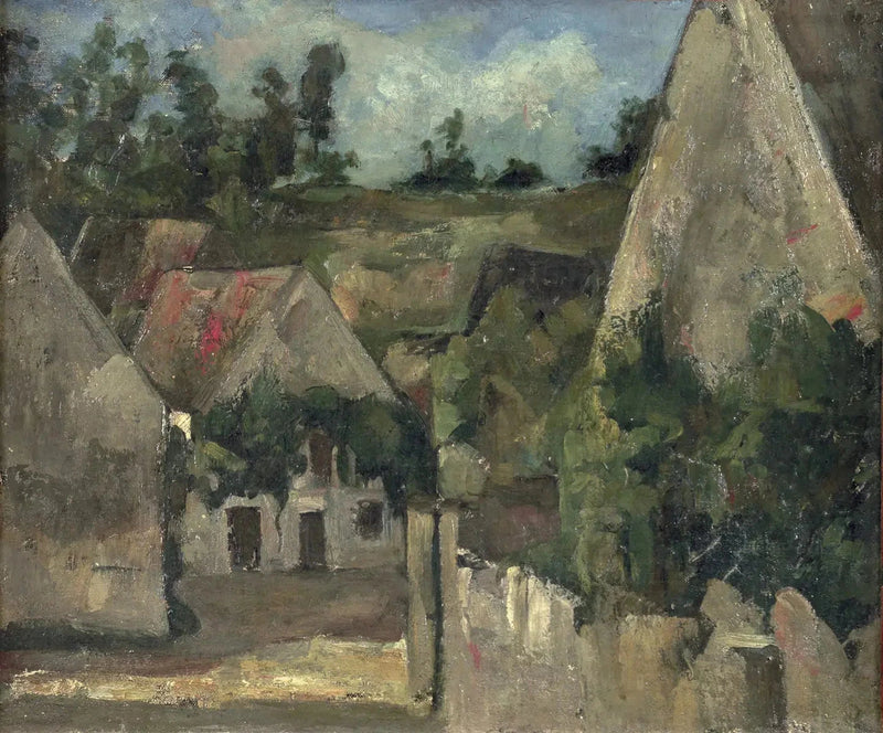 Krysset ved rue Rémy i Auvers-sur-Oise - Paul Cézanne