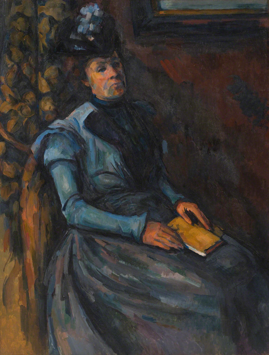 Fruen med boken, 1902 -1906 - Paul Cézanne