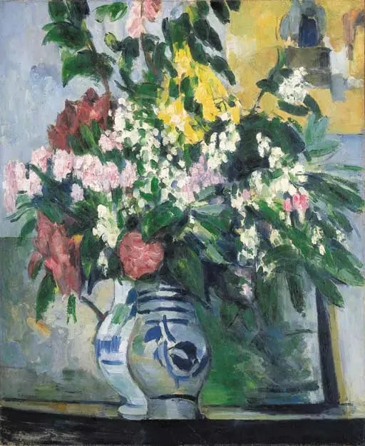 De to vasene av blomster, ca 1877 - Paul Cézanne