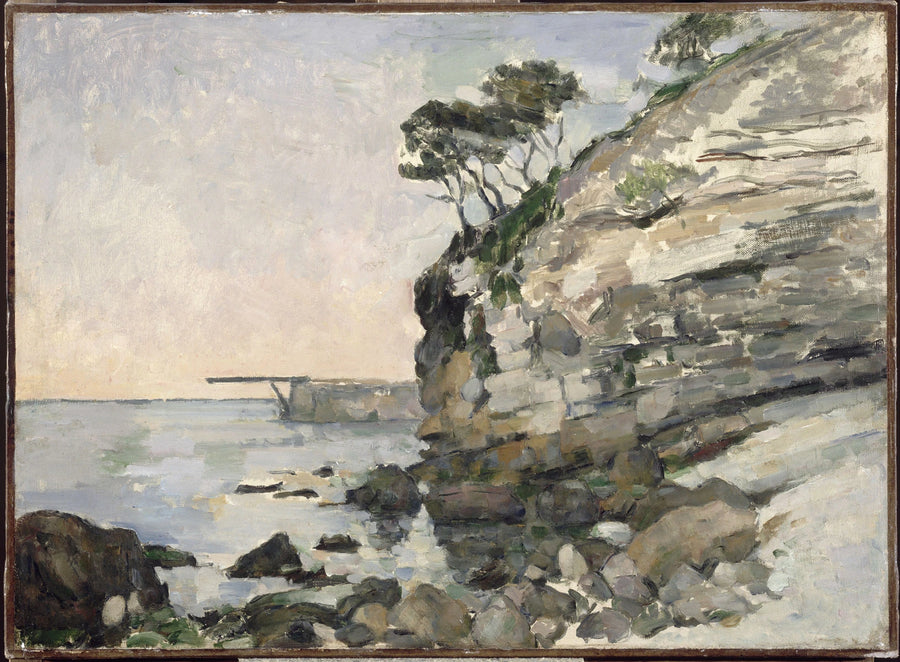L'Estaque, kveldseffekt - Paul Cézanne