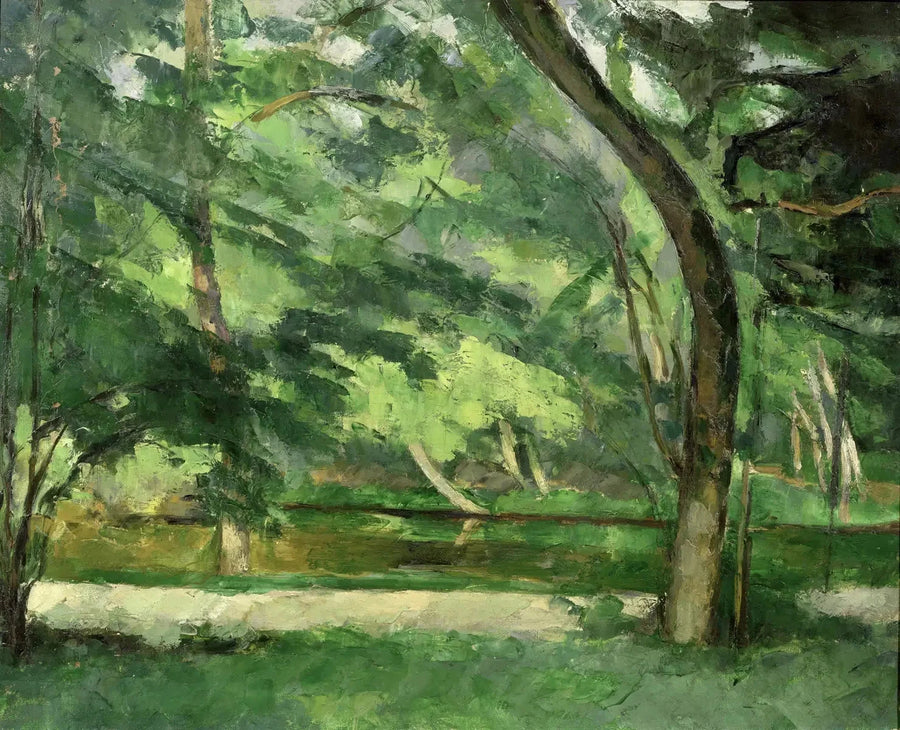 Søstersdammen i Osny, nær Pontoise - Paul Cézanne