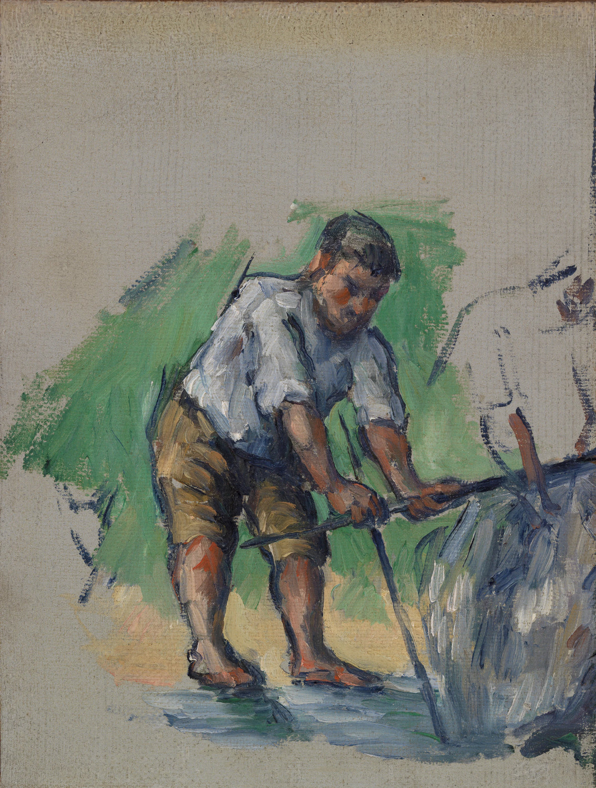 Le Foreur, ca 1873 -1874 - Paul Cézanne