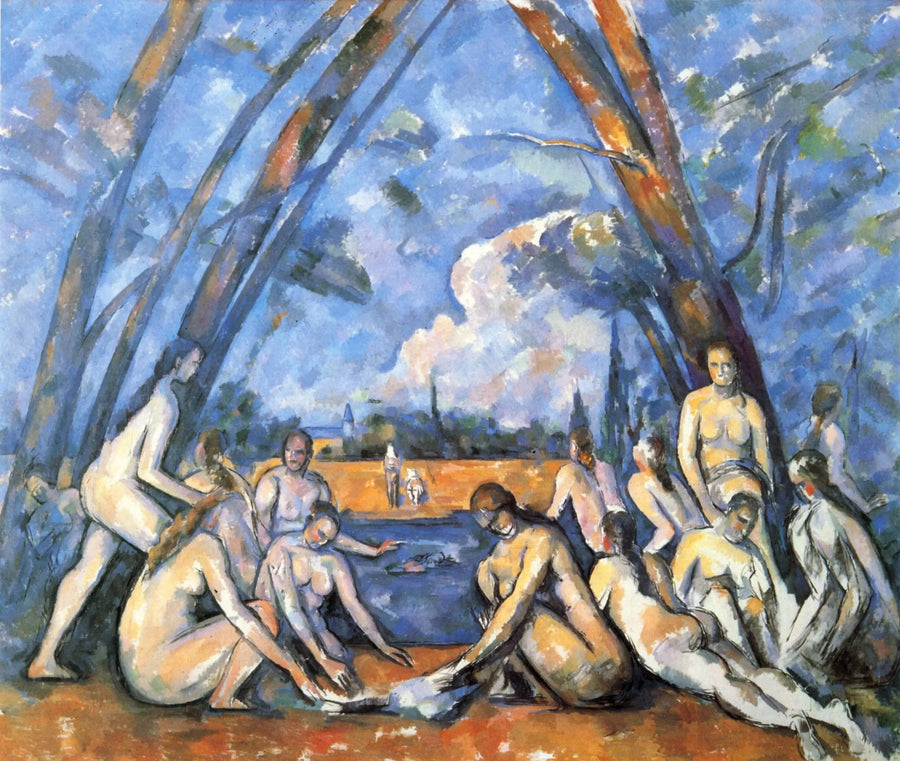 De store badende - Paul Cézanne