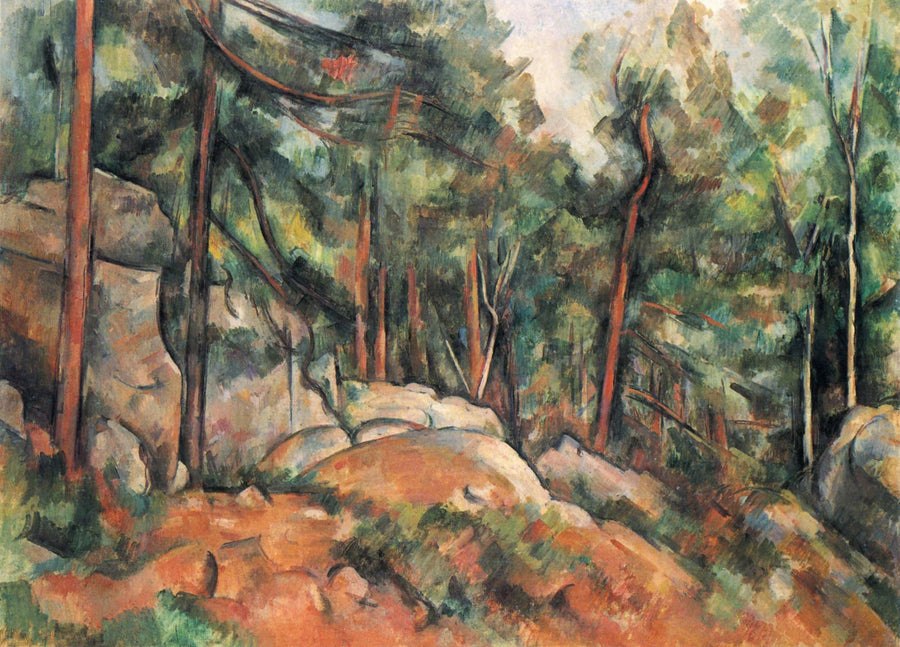 Skoginteriør - Paul Cézanne