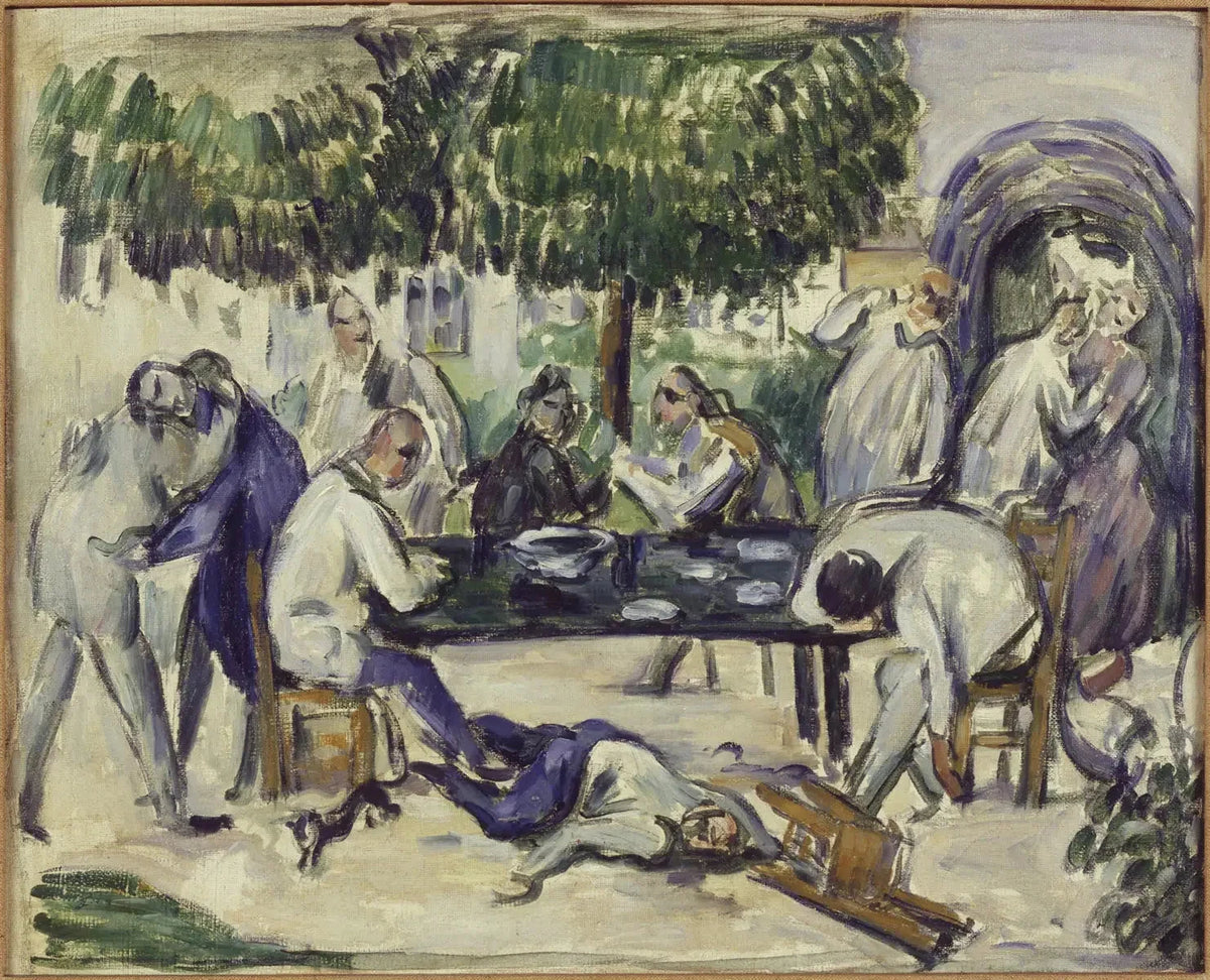The Drunkards, 1876 -1877 - Paul Cézanne