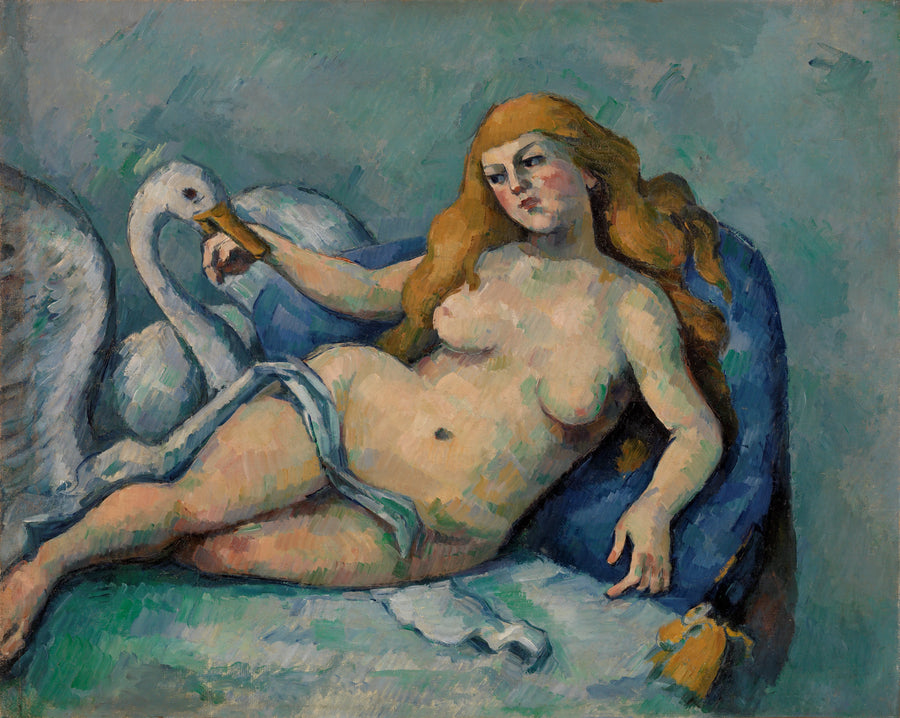 Swan Leda, rundt 1880 eller senere - Paul Cézanne