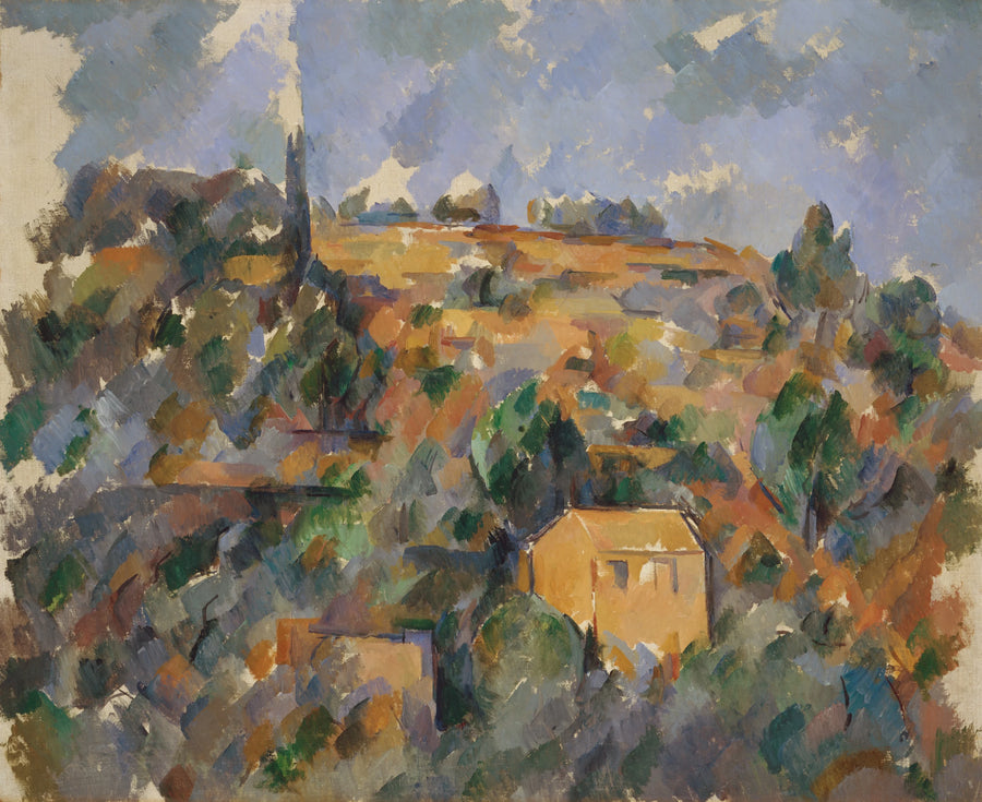 Hus på åsen, Provence - Paul Cézanne