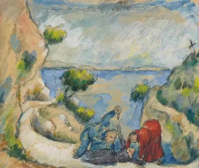 Drapet i ravinen - Paul Cézanne