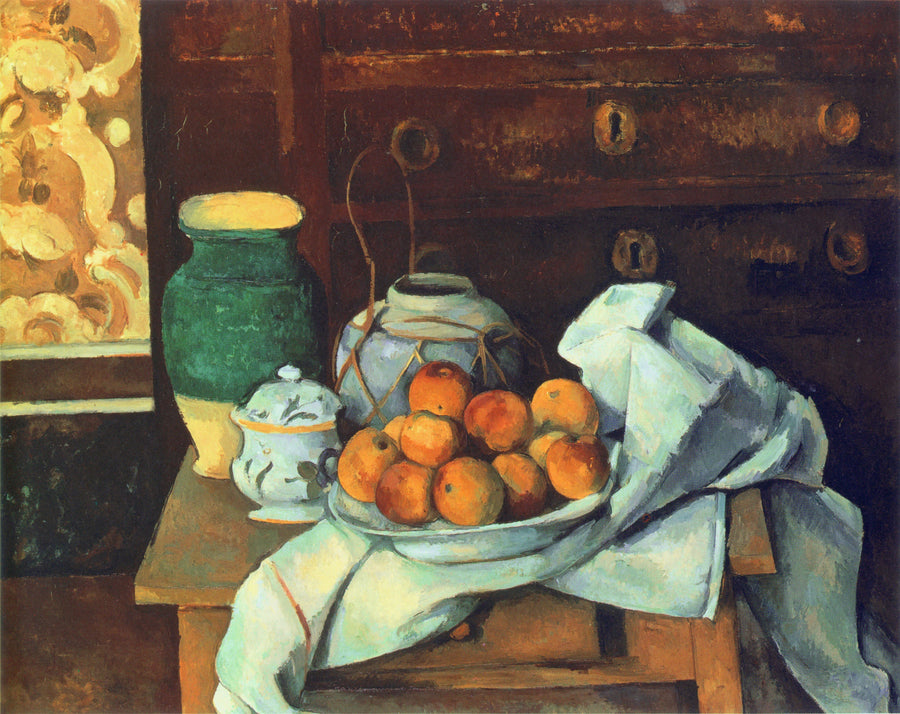 Stilleben ved kommoden, ca 1883 -1887 - Paul Cézanne