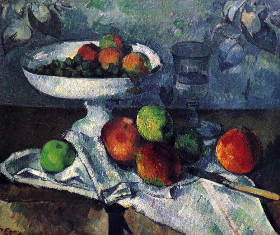 Stilleben med fruktskål - Paul Cézanne