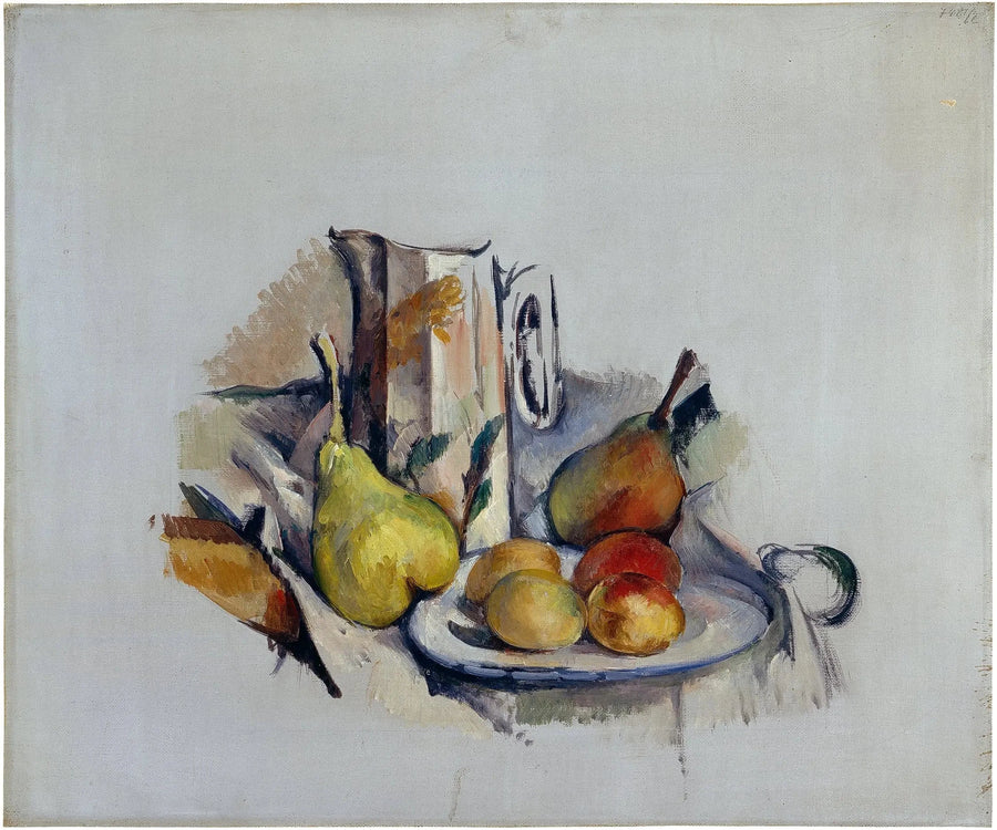 Stilleben med krukke - Paul Cézanne