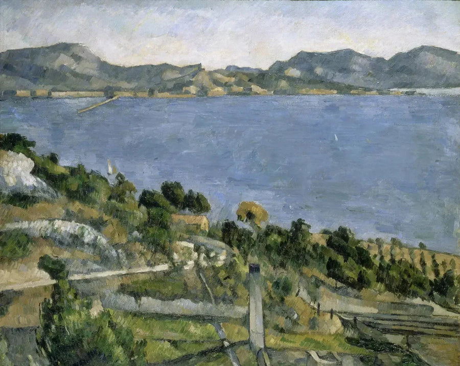 Marseillebukten sett fra L'Estaque - Paul Cézanne