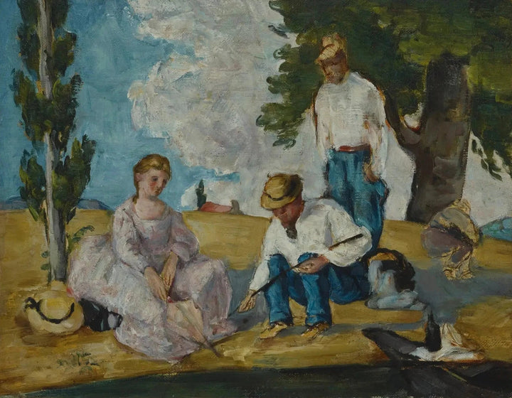 Fiskepartiet, 1873 -1874 - Paul Cézanne
