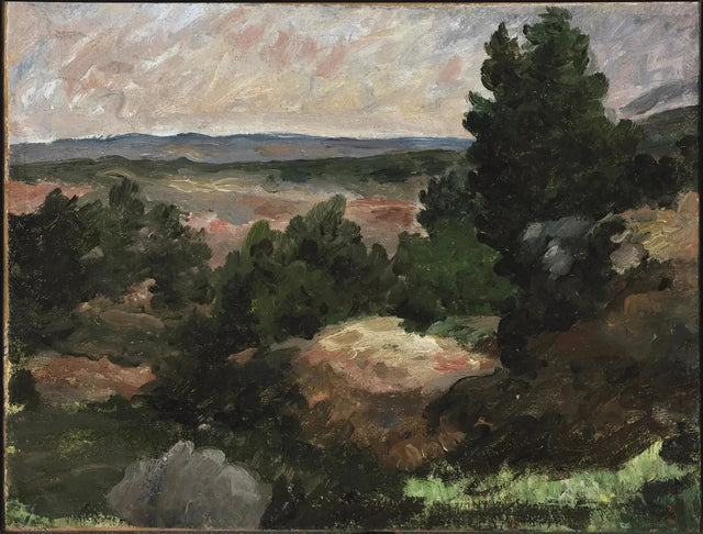 Landskap, ca 1865 - Paul Cézanne