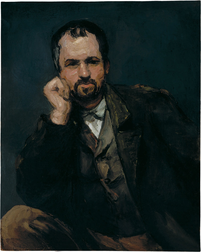 Portrett av en mann - Paul Cézanne