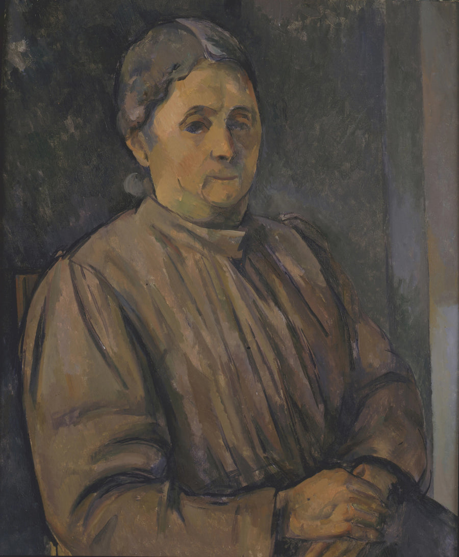Portrett av kvinne - Paul Cézanne