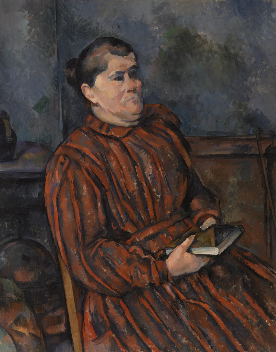 Portrett av kvinne - Paul Cézanne