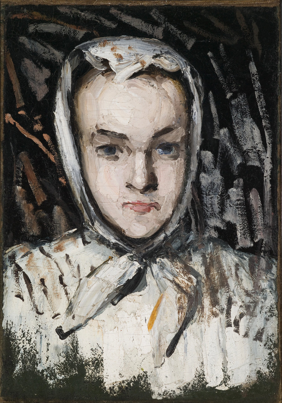 Portrett av Marie Cézanne, kunstnerens søster - Paul Cézanne
