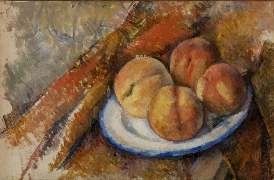 Fire ferskener på en tallerken - Paul Cézanne