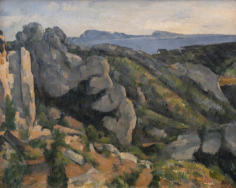 Rocks at l'Estaque - Paul Cézanne