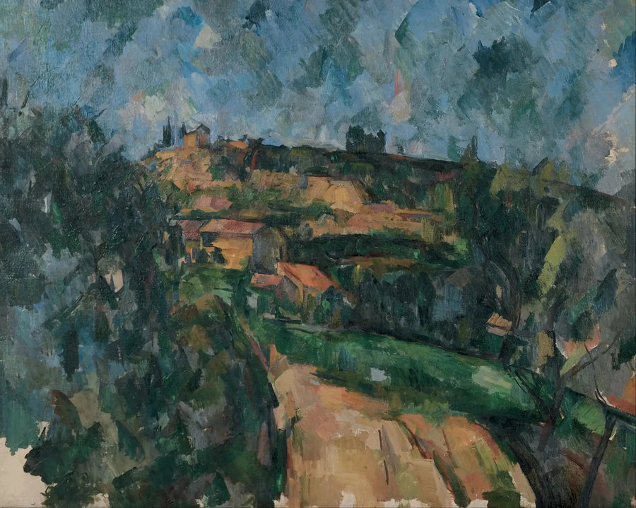 Den svingete veien øverst på Lauves-stien - Paul Cézanne