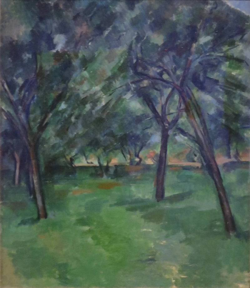 En innhegning - Paul Cézanne