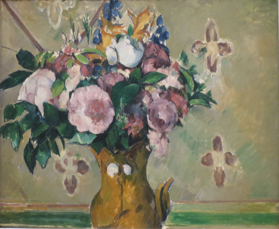 Blomster i en rød vase - Paul Cézanne