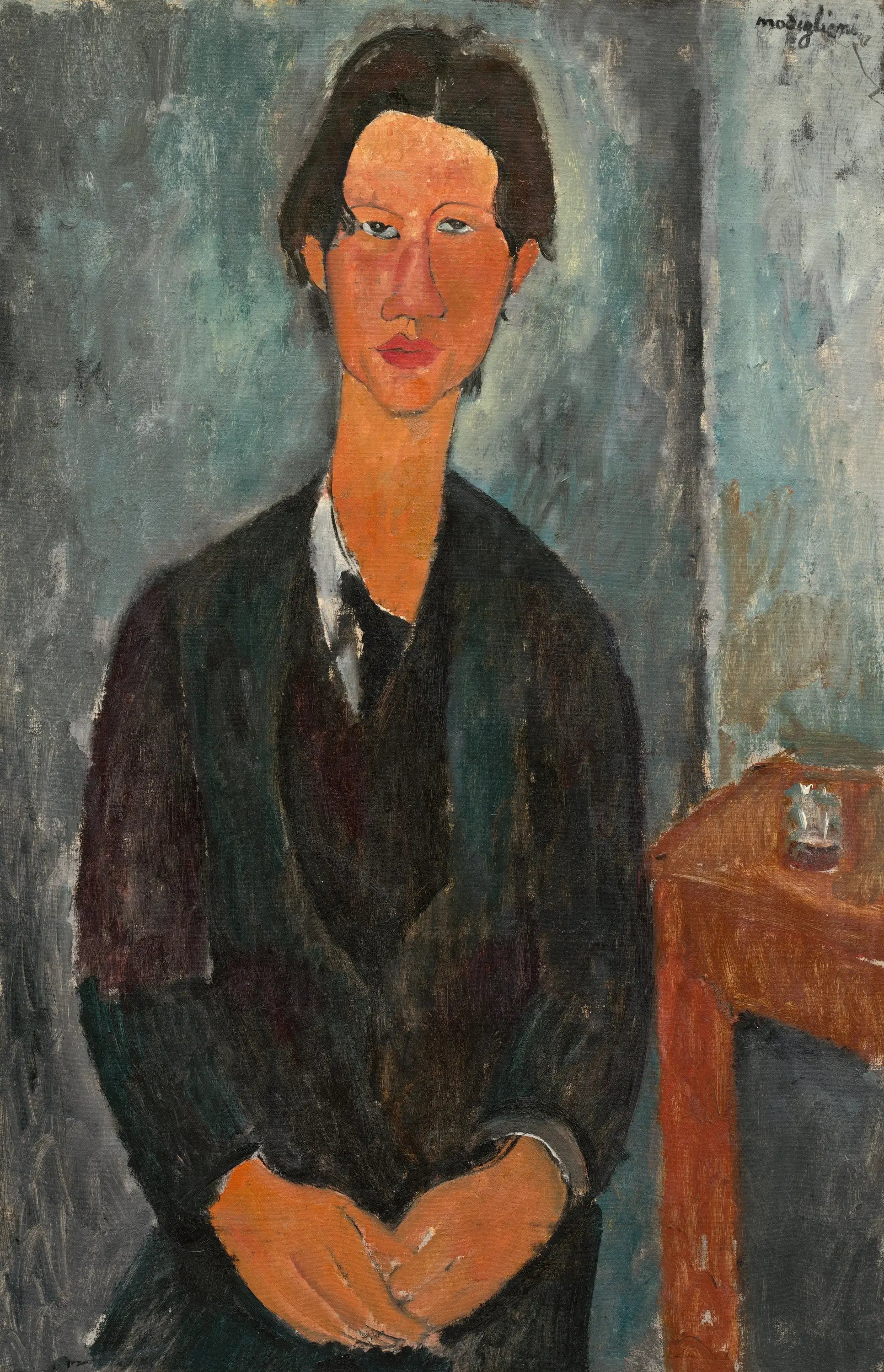 Reproduction du tableau « Chaïm Soutine - Amedeo Modigliani » par Alpha Reproduction en peinture à l’huile