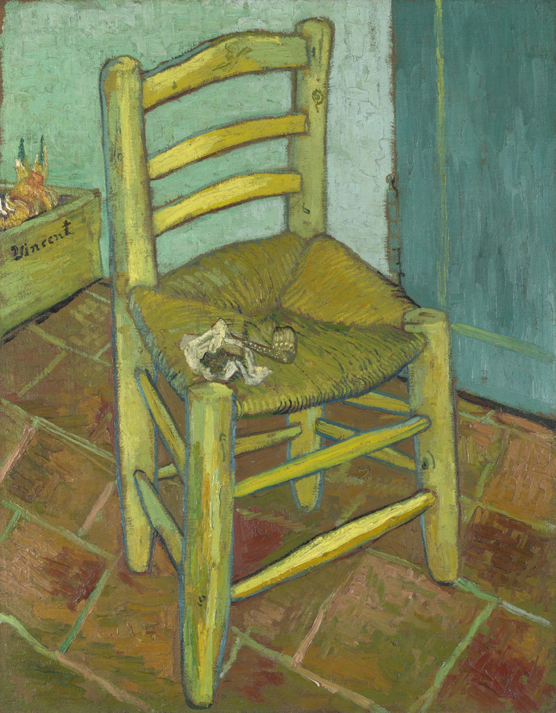 Vincent van Goghs stol med pipe