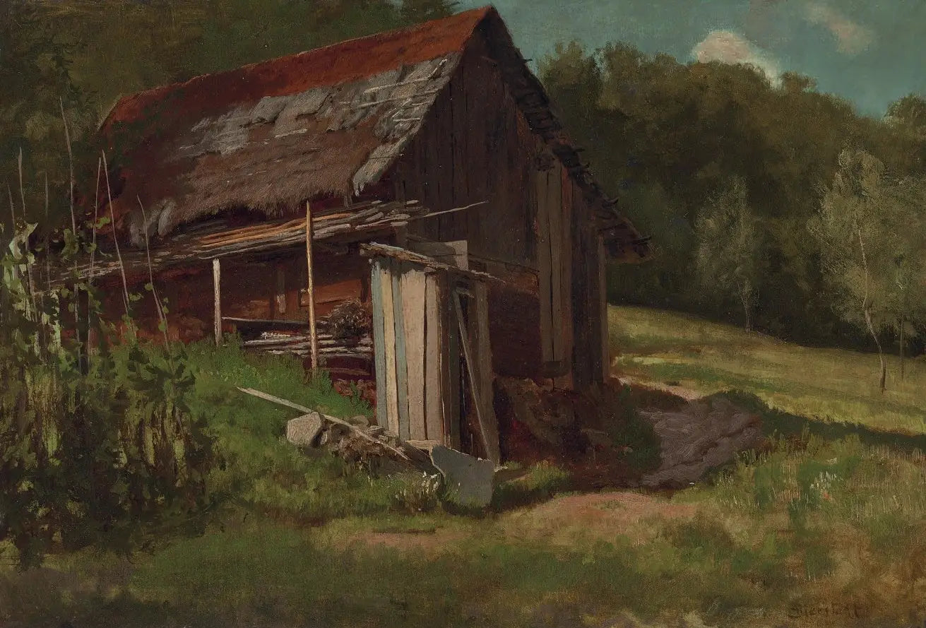 Chalet de montagne suisse - Albert Bierstadt - Alpha Reproduction