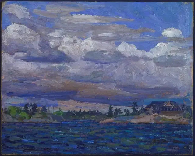 Chalet ved klippefjellet ved elven - Tom Thomson

Source:
Chalet sur rivière rocheuse - Tom Thomson