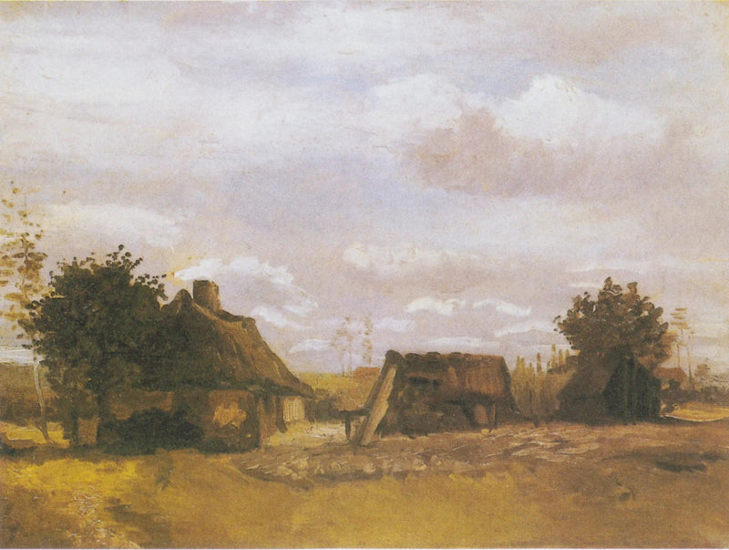 Hytte - Vincent van Gogh