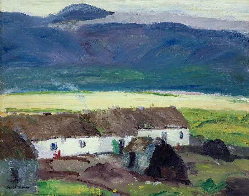 Chalets, Achill-øyen, Mayo fylke - Robert Henri

Source:
Chalets, île d'Achill, comté de Mayo - Robert Henri