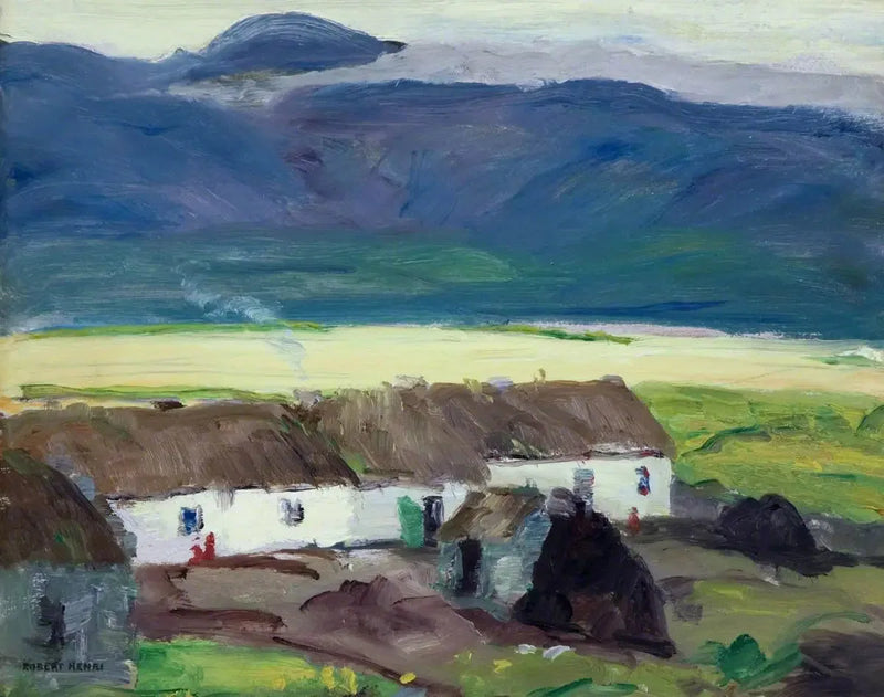 Chalets, Achill-øyen, Mayo fylke - Robert Henri

Source:
Chalets, île d'Achill, comté de Mayo - Robert Henri