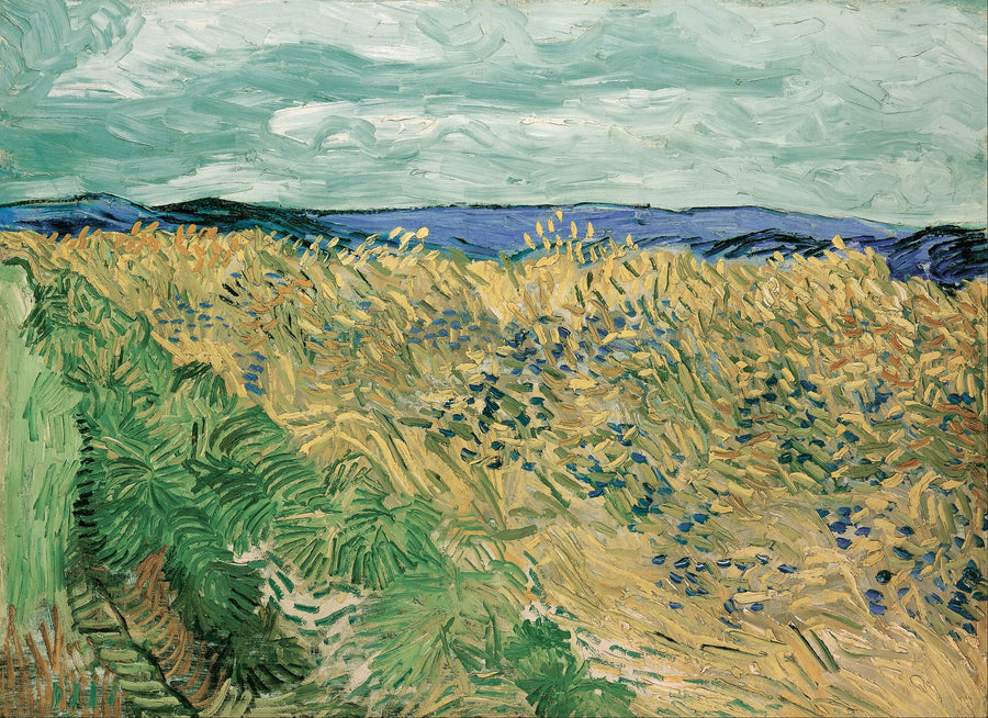 Hveteåker med blåklokker - Vincent van Gogh