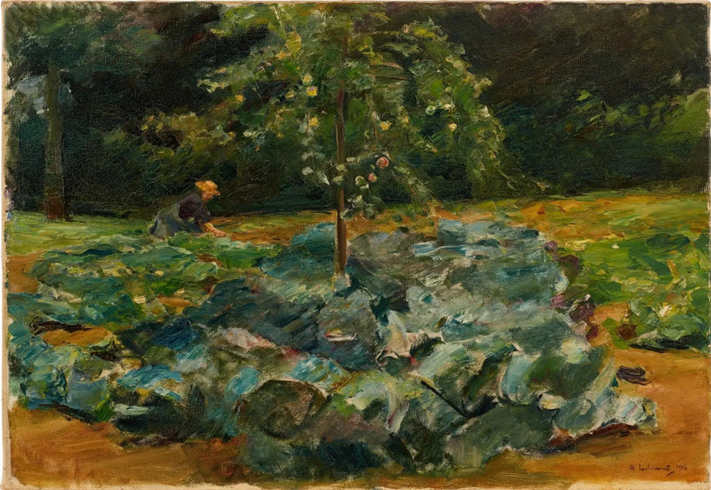Kålmark i hagen til Wannsee - Max Liebermann