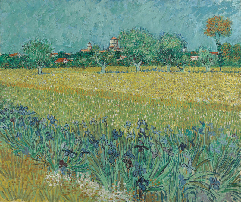 Kornåkeren med iris - Vincent van Gogh