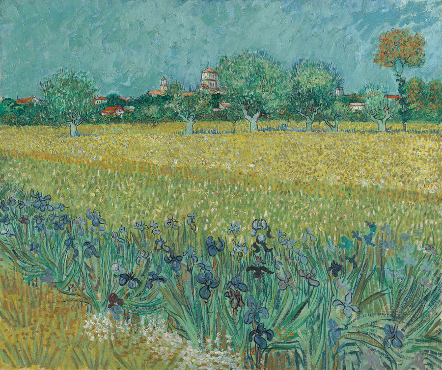 Kornåkeren med iris - Vincent van Gogh