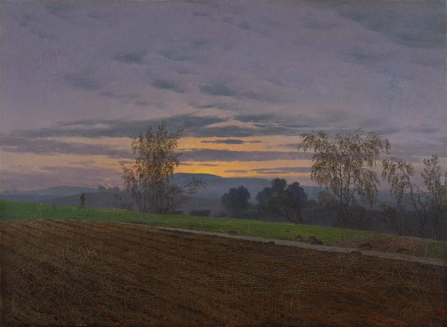 Bearbeidet åker - Caspar David Friedrich