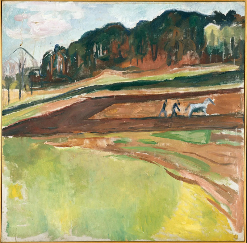 pløyd åker - Edvard Munch