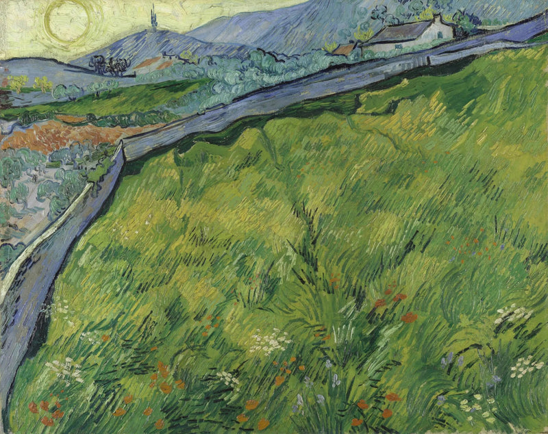 Vårhveteåker ved soloppgang - Vincent van Gogh