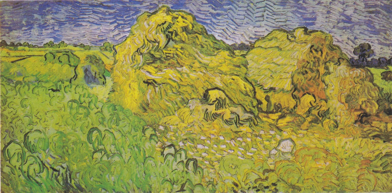 Åker med kornbunter - Vincent van Gogh