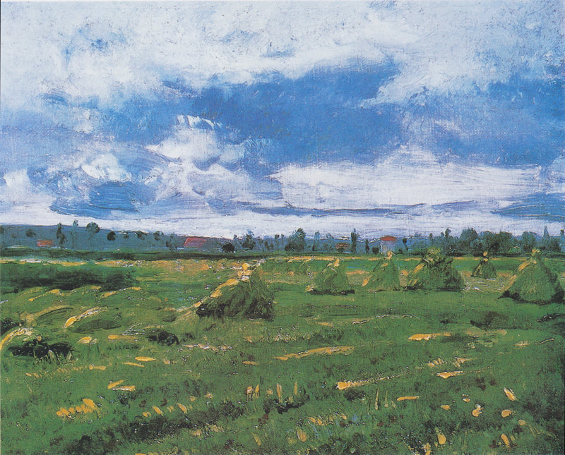 Hveteåker med hesjer - Vincent van Gogh