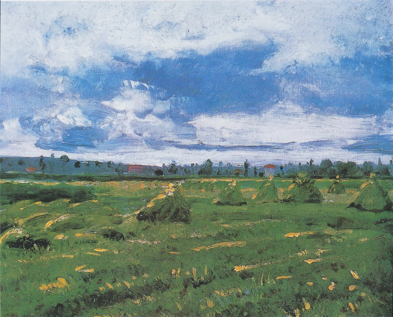 Hveteåker med hesjer - Vincent van Gogh