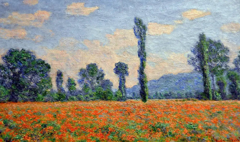 Valmuefelt i Giverny - Claude Monet